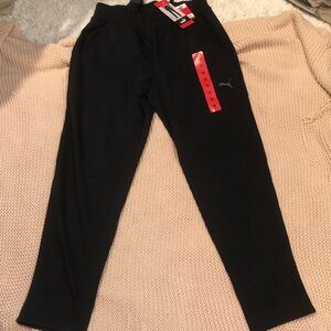 Men Puma Black Athletic Lightweight Pants. M mb1